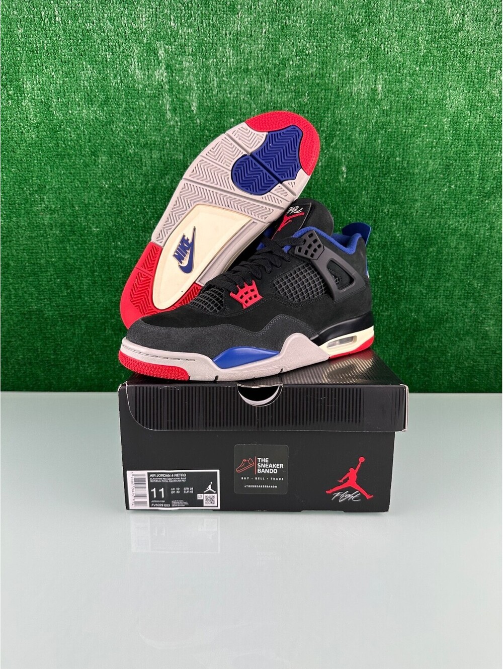 Size 11 - Air Jordan 4 Retro Rare Air - White Lettering